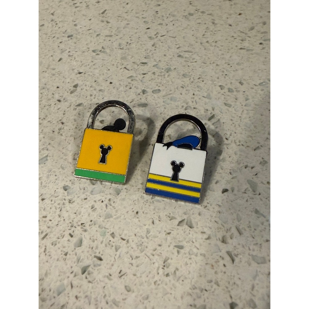Disney WDW 2013 PWP Lock Sailor Donald & Pluto Pin Set